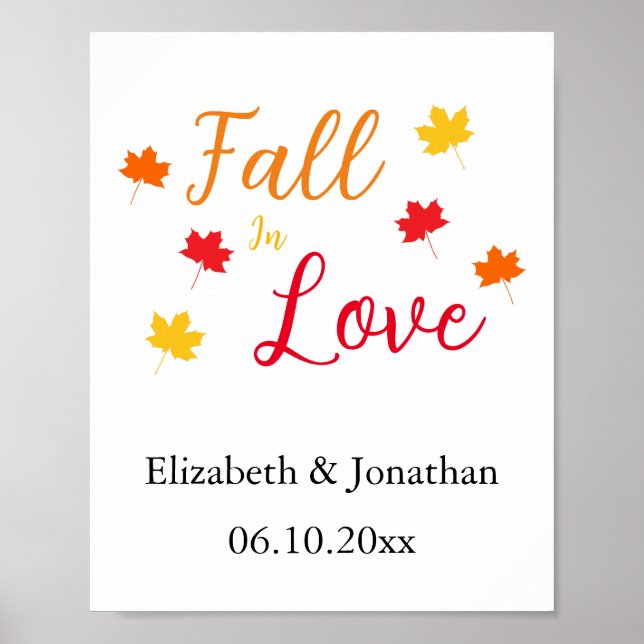 Fall In Love Poster (Front)
