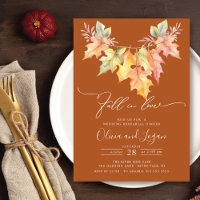 Fall In Love Rehearsal Dinner