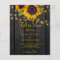Fall in Love rustic country sunflowers wedding