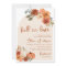 Fall in Love Rustic Orange Pumpkin Bridal Shower