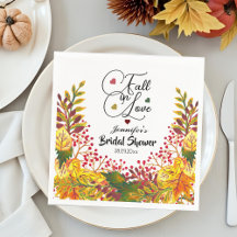 Fall in Love Script Bridal Shower