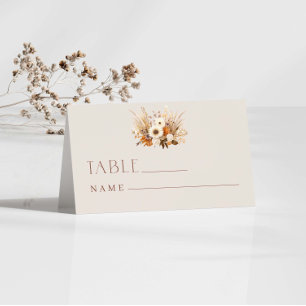 Fall In Love Table Number  Place Card
