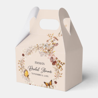 Fall in Love Wildflower Bridal Shower Favour Box