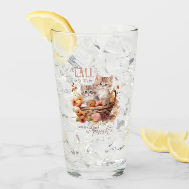 Fall In Love With As Many Things Glass (Front Ice)