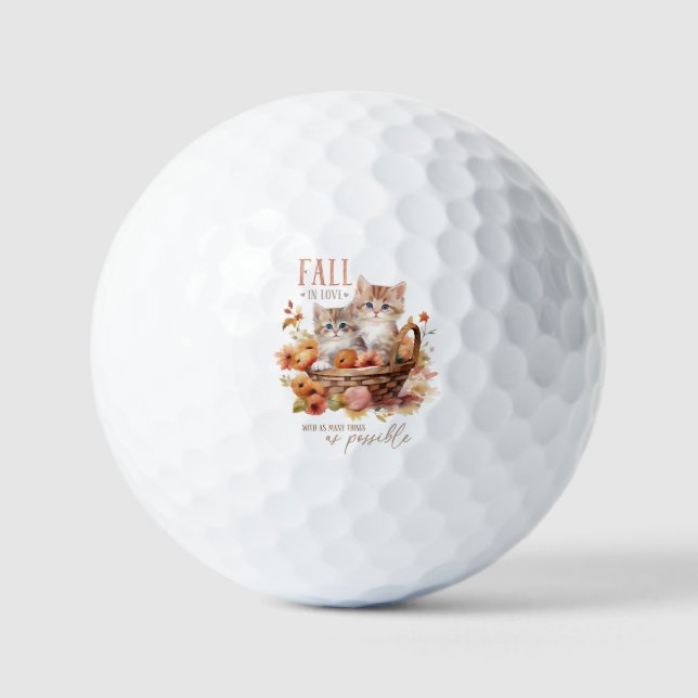 Fall In Love With As Many Things Golf Balls (Front)