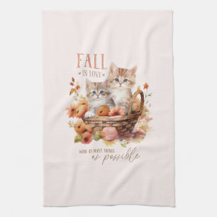 Fall In Love With As Many Things Kitchen Towel