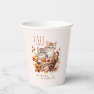 Fall In Love With As Many Things Paper Cups