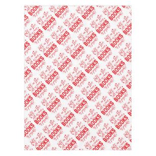 fall in love with books as possible tablecloth