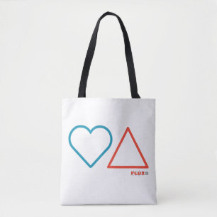 "Fall in Love With Change" White Tote Bag