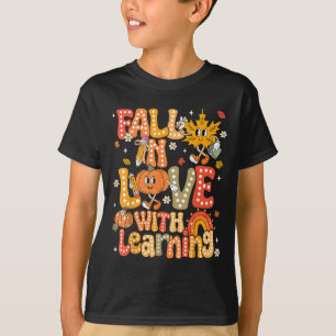 Fall In Love With Learning Autumn Thanksgiving Pum T-Shirt