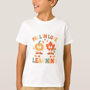 Fall In Love With Learning Shirt Autumn Thanksgivi