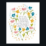 Fall in love with nature - inspirational quote poster<br><div class="desc">"Go out and fall in love with nature. Discover something new. Delight in what you find and let it remind you: there is more to you." - Morgan Harper Nichols - Fall in love with nature inspirational quote.</div>