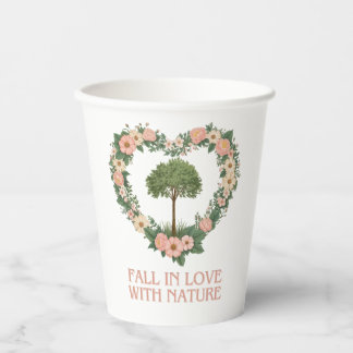 Fall in Love with Nature Paper Cups