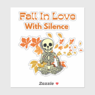 Fall in Love With Silence – Sticker