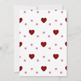 Fall in Love with These Seamless Heart Patterns Invitation