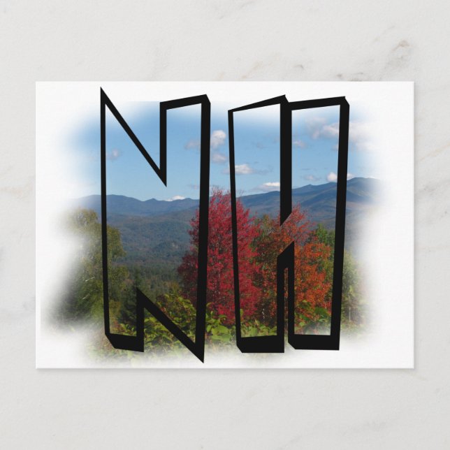 Fall in NH Postcard (Front)