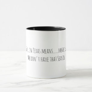 Fall in Texas Coffee Cup