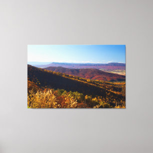 Fall in the Shenandoah Valley, Virginia Canvas Print