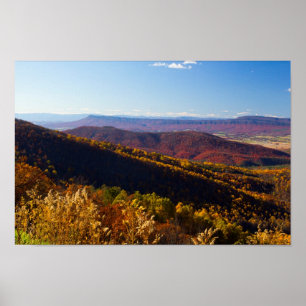 Fall in the Shenandoah Valley, Virginia Poster