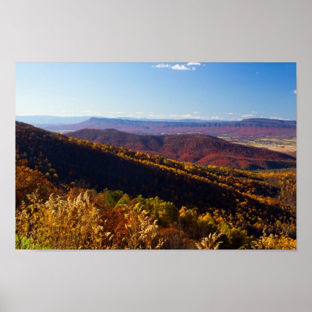Fall in the Shenandoah Valley, Virginia Poster (Front)