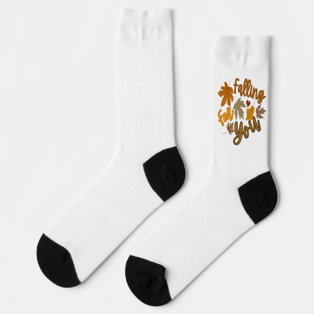 Fall(-ing) For You Socks (Left)