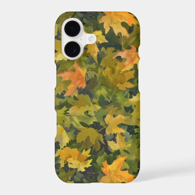 Fall Inspired Green Gold Maple Leaves (Back)