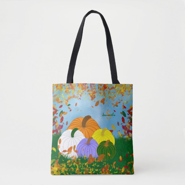 Fall into Autumn Tote Bag (Front)