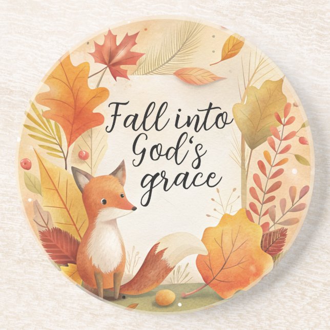 Fall Into God's Grace Coaster (Front)