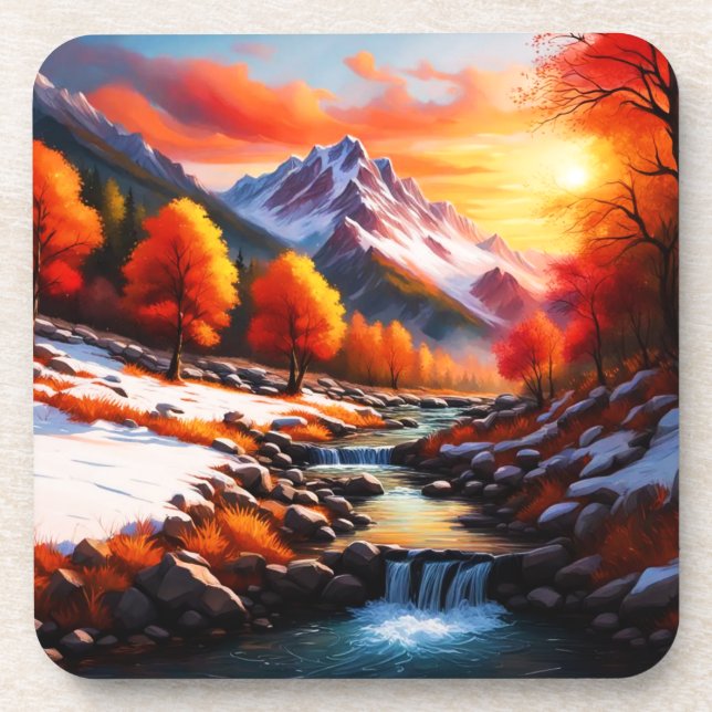 Fall into Winter Coaster (Front)