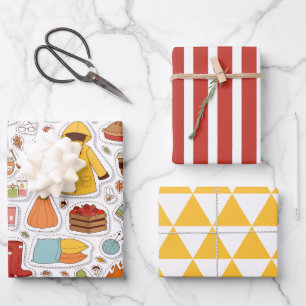 Fall is Coming Wrapping Paper Set