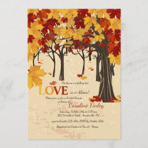Fall is Here Invitation