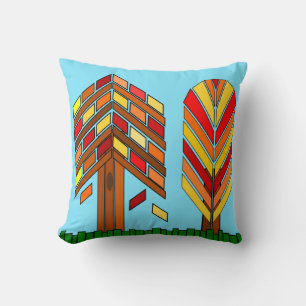 Fall is Here Throw Pillow