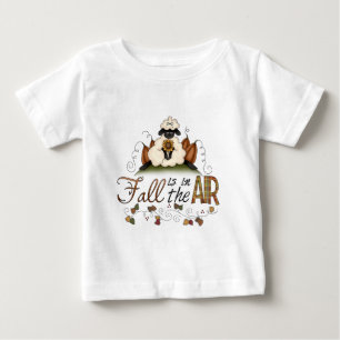 "Fall is in the Air" Autumn Sheep Infant Top