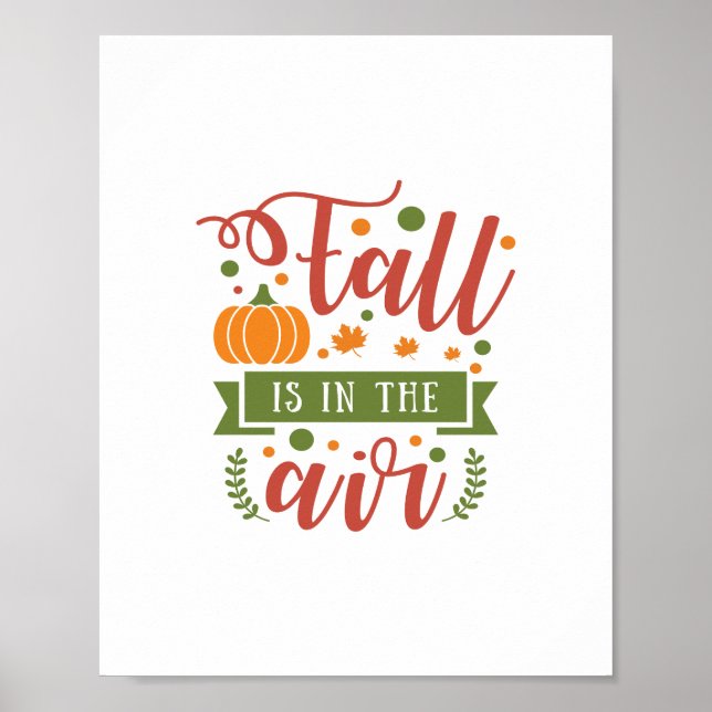 Fall is in the Air Poster (Front)