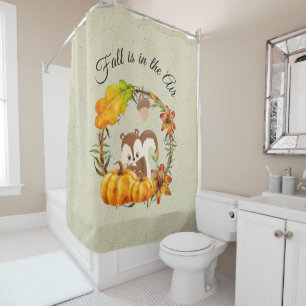 Fall is in the Air Typography with Squirrel