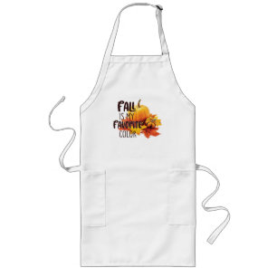 Fall Is My Favourite Colour – Pumpkins & Leaves Long Apron
