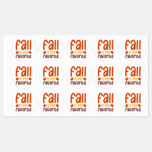 Fall Is My Favourite - Cozy Autumn Quote Design
