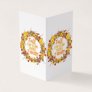 Fall is My Second Favourite F-Word Funny Autumn