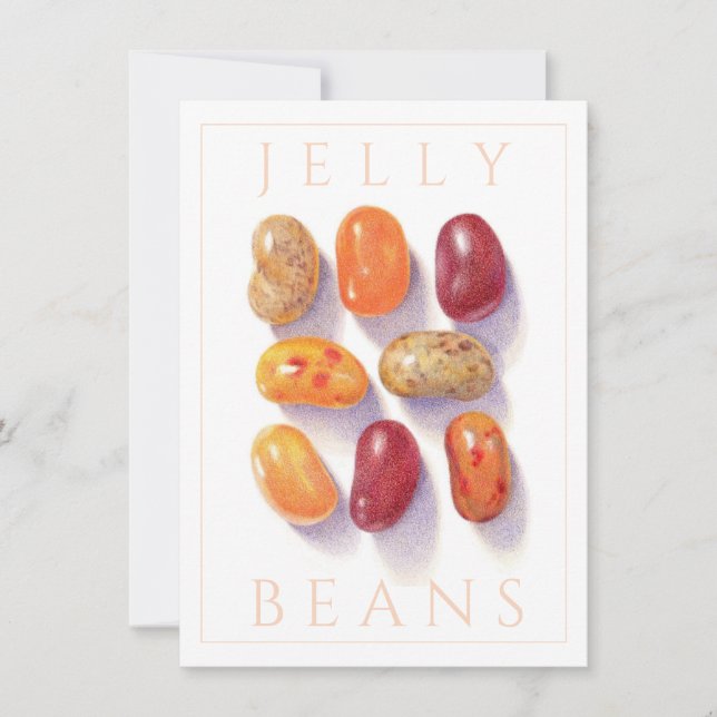FALL JELLY BEANS 4.5x6.25 Carte plate (Devant)