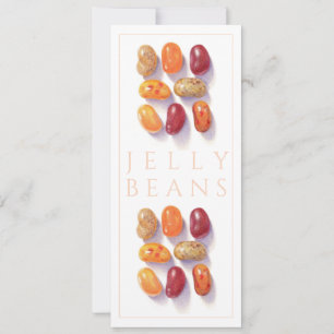 FALL JELLY BEANS 4x9.25 Carte plat