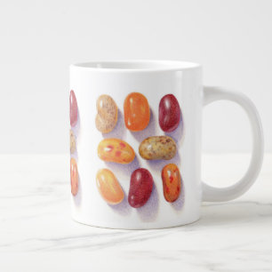 FALL JELLY BEANS Big White Mug