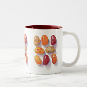 FALL JELLY BEANS Maroon Two-Tone Mug