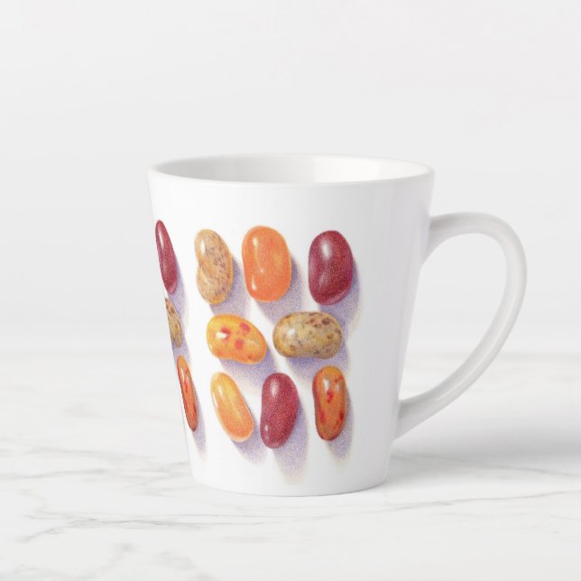 FALL JELLY BEANS Small Latte Mug (Right)