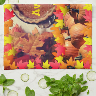 Fall Kitchen Pumpkin Decorative Towels