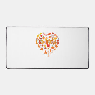 Fall L&D Nurse Thanksgiving Groovy Labour And Deli Desk Mat