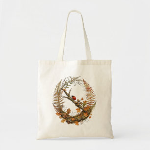 Fall Ladybug Wreath Tote Bag