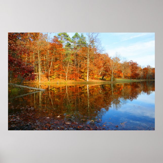 Fall Lake Poster (Front)