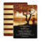 Fall Lake View Tree Wedding Invitation
