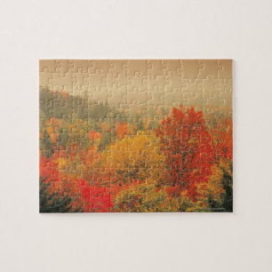 Fall landscape, New Hampshire, USA Jigsaw Puzzle