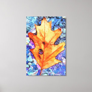 FALL LEAF CANVAS PRINT